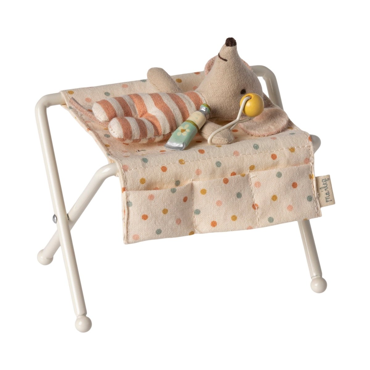 Maileg Nursery Table, Baby Mouse - Spotty - I Want That Present