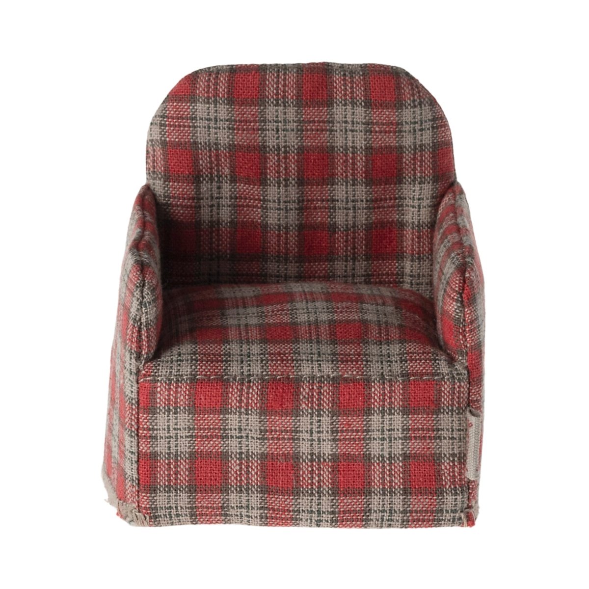 Maileg Mouse Chair - Red Check - I Want That Present