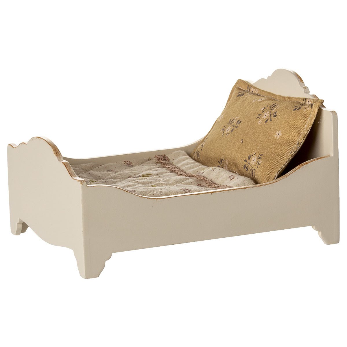 Maileg Mouse Bed, White - I Want That Present