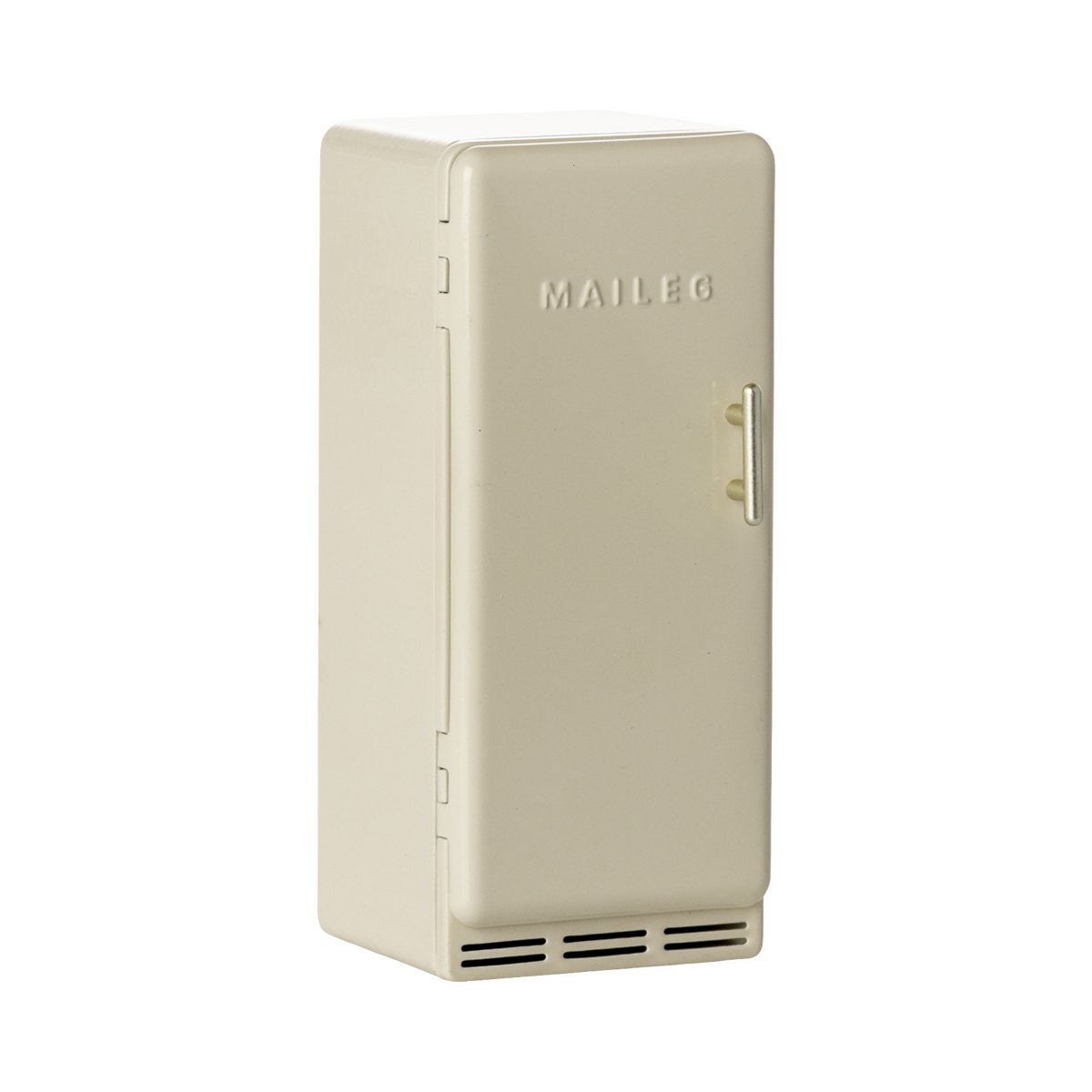 Maileg Fridge, Mouse - Off white Metal