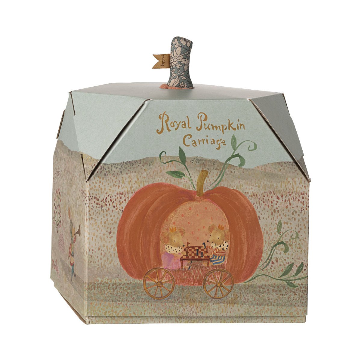Maileg Pumpkin Carriage, Mouse - I Want That Present