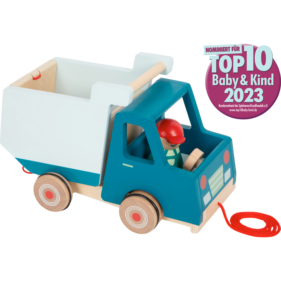 Pull-Along Dump Truck by Small Foot