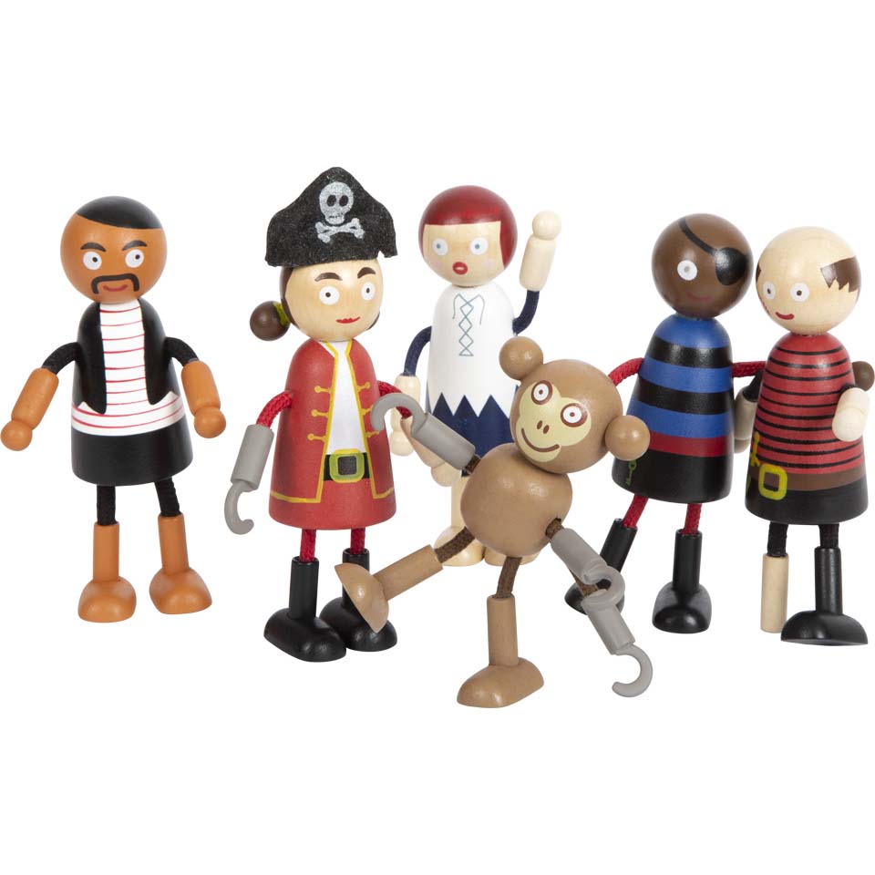 Bending Pirate Dolls by Small Foot