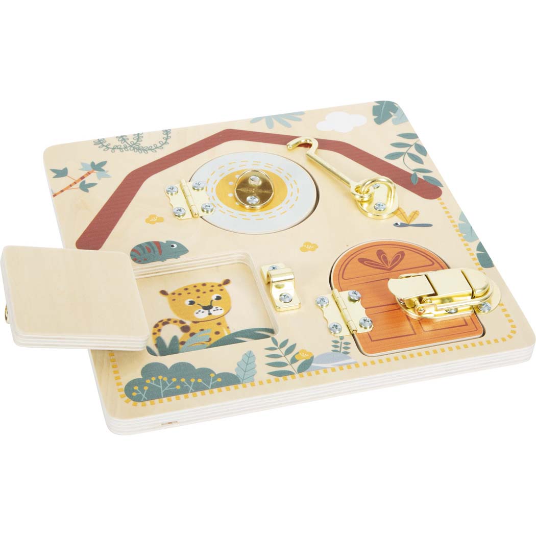 Latches and Locks Activity Safari Board by Small Foot