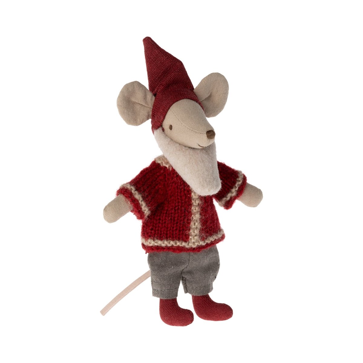 Maileg Santa Mouse, Big Brother - I Want That Present