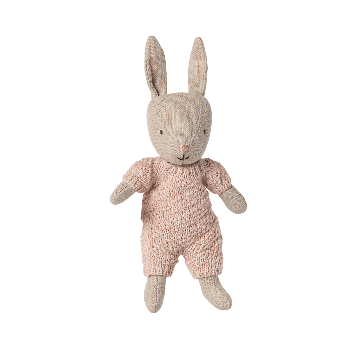Maileg Rabbit, Micro - Sand - Pink - I Want That Present