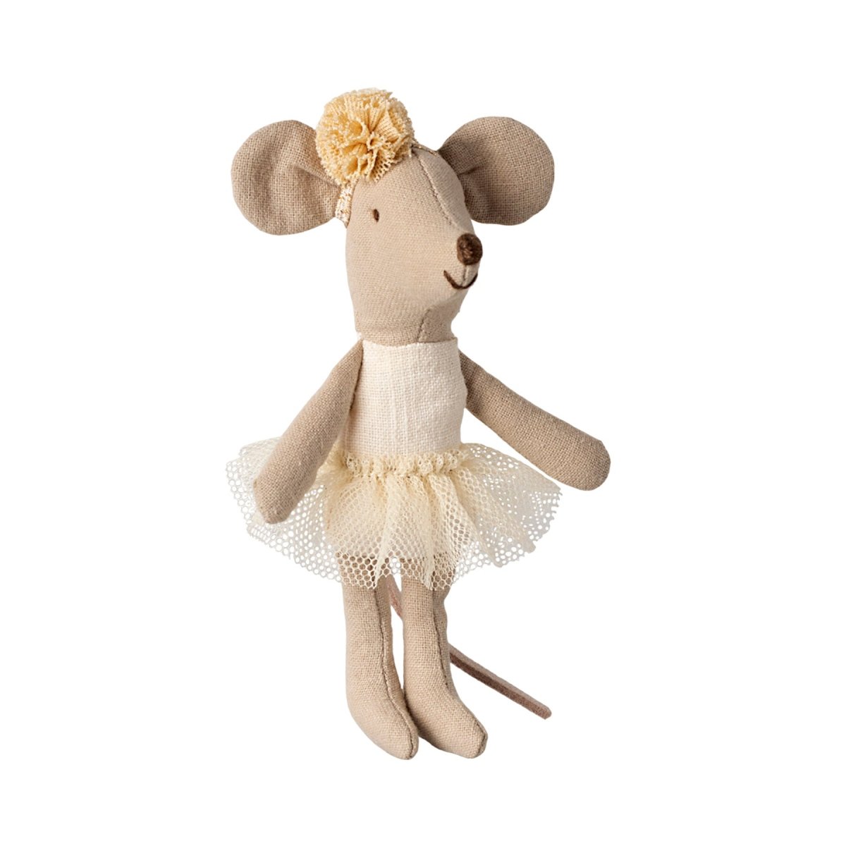 Maileg Ballerina Mouse - Little Sister - Off white - I Want That Present