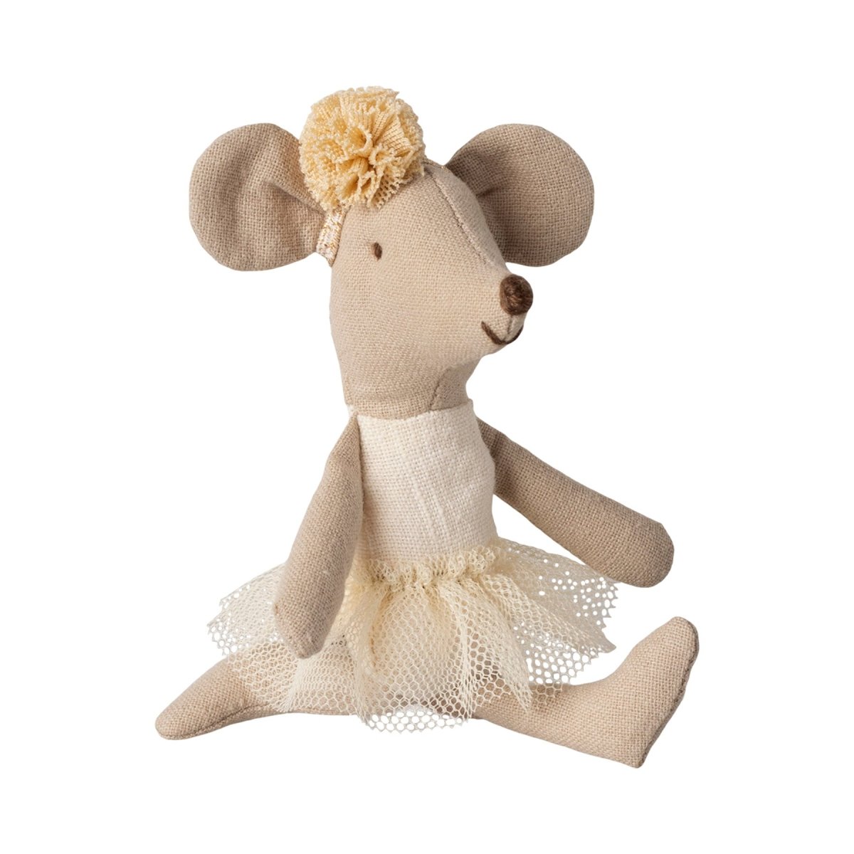 Maileg Ballerina Mouse - Little Sister - Off white - I Want That Present