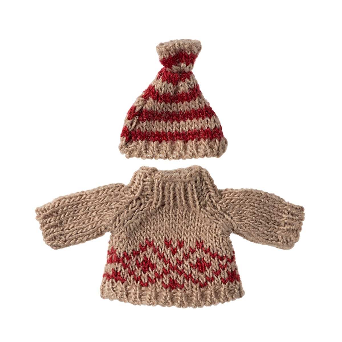 Maileg Mum Knitted Jumper & Hat - I Want That Present