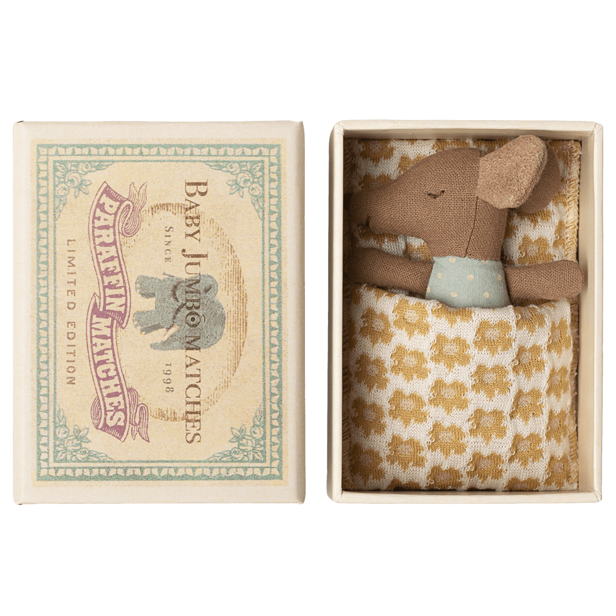 Maileg Sleepy - Wakey Baby Mouse - Dotty Blue - I Want That Present