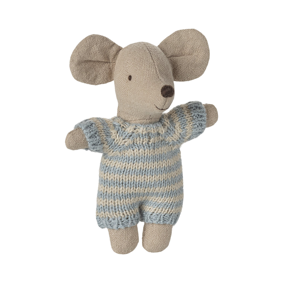 Baby Mouse in Carry Cot - Blue