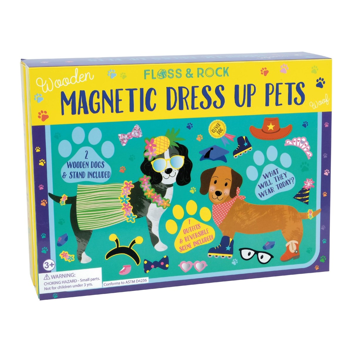 Wooden Magnetic Dress Up - Pets - I Want That Present
