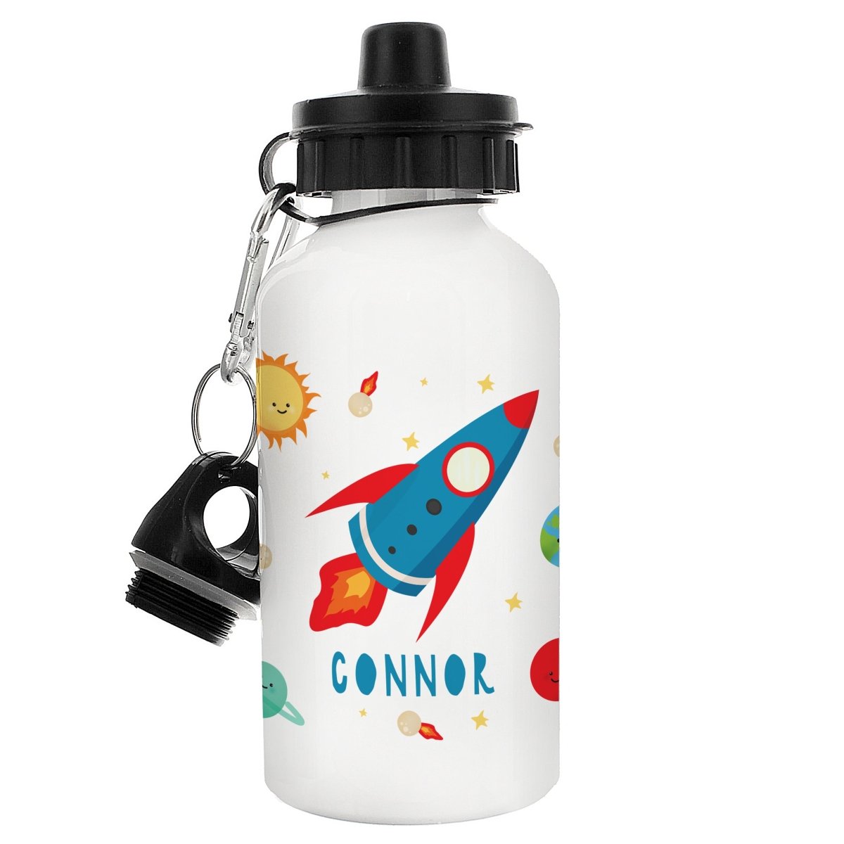 Personalised Rocket Drinks Bottle - I Want That Present