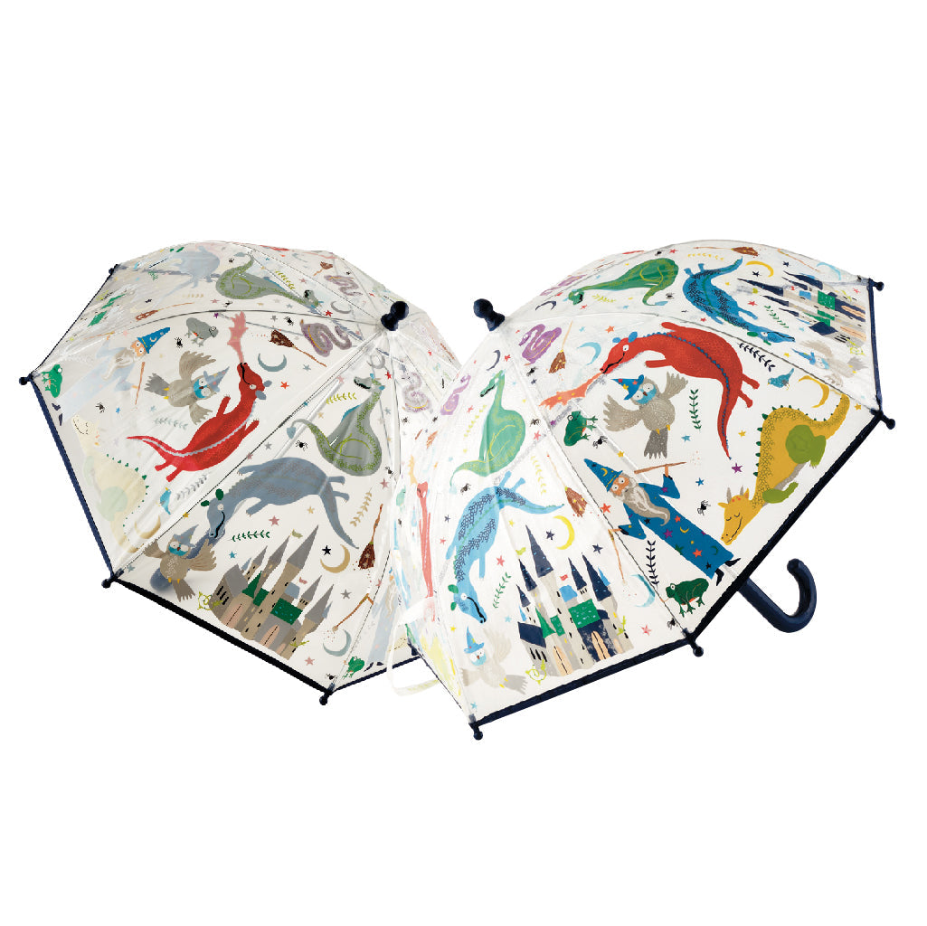 Transparent Colour Changing Umbrella - Spellbound by Floss & Rock