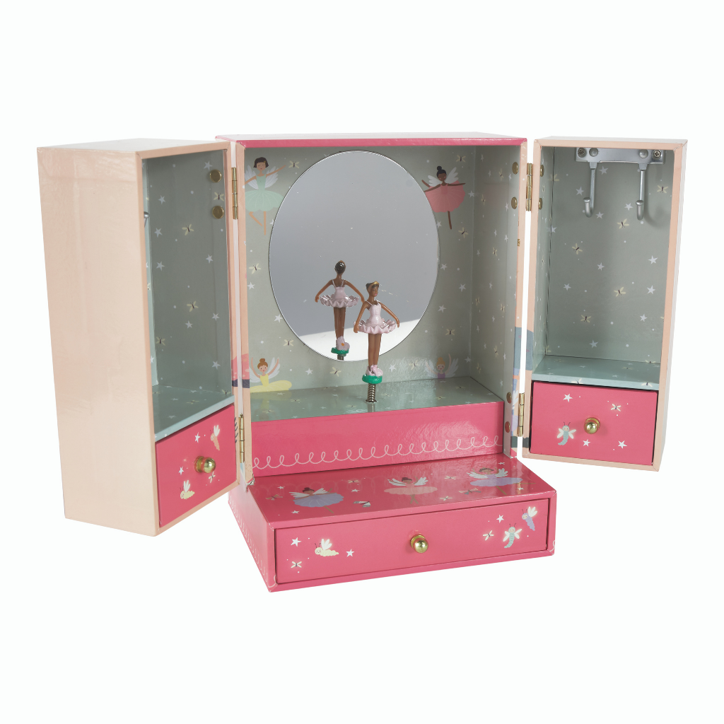 Floss & Rock Musical Jewellery Box Wardrobe With Drawer - Enchanted