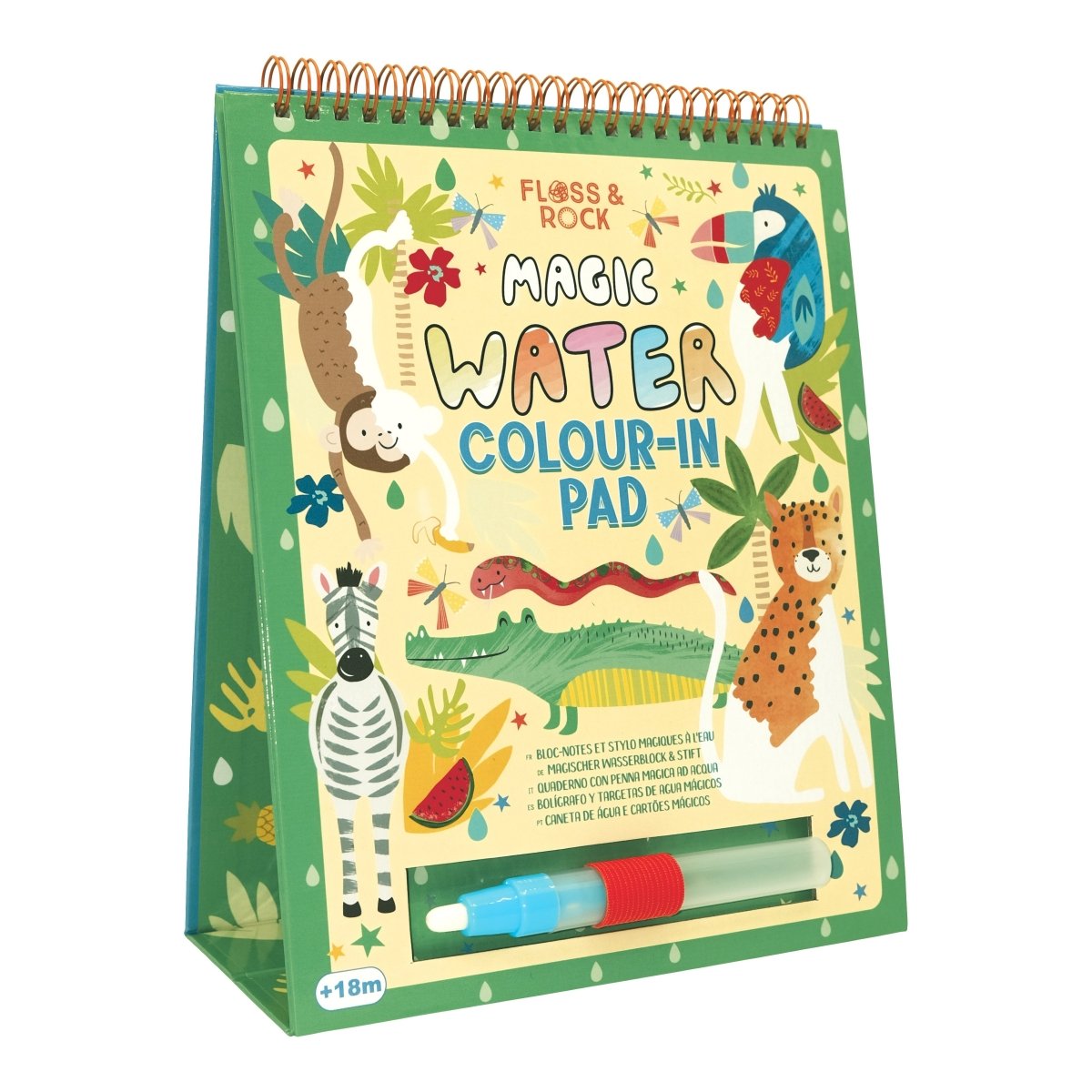 Magic Colour Changing Watercard Easel and Pen - Jungle - I Want That Present