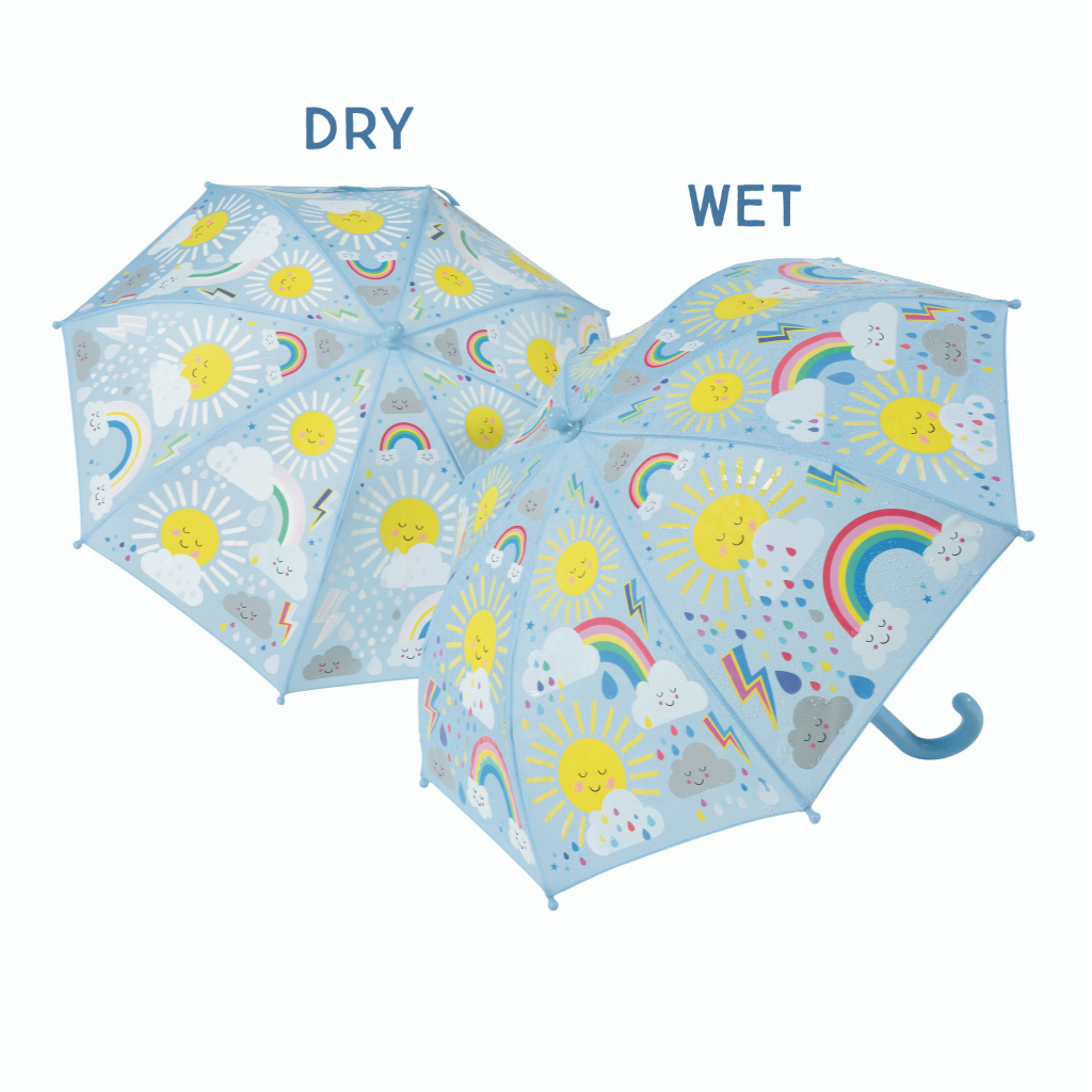Colour Changing Umbrella - Sun & Clouds by Floss & Rock