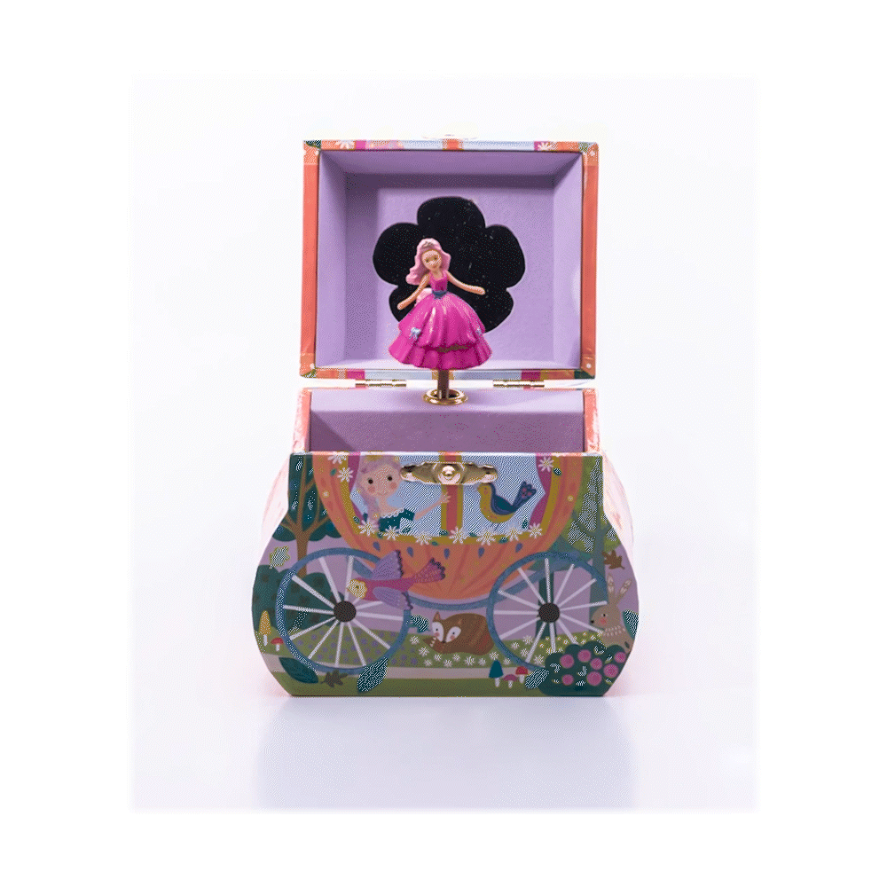 Floss & Rock Musical Jewellery Box - Fairy Tale Carriage