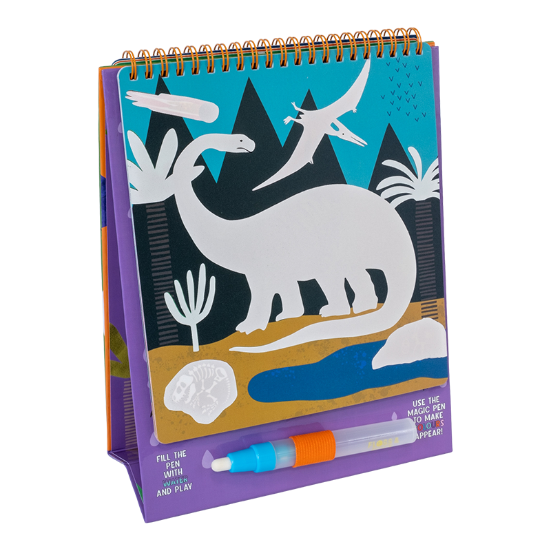 Magic Colour Changing Watercard Easel and Pen - Dinosaur