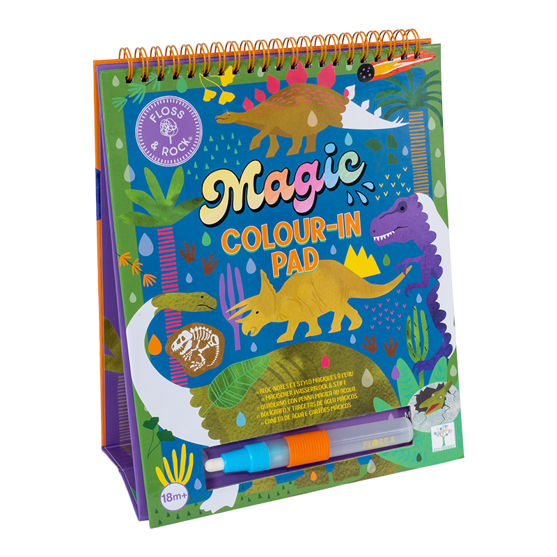 Magic Colour Changing Watercard Easel and Pen - Dinosaur