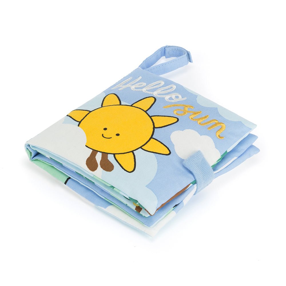 Jellycat Hello Sun Fabric Book - I Want That Present