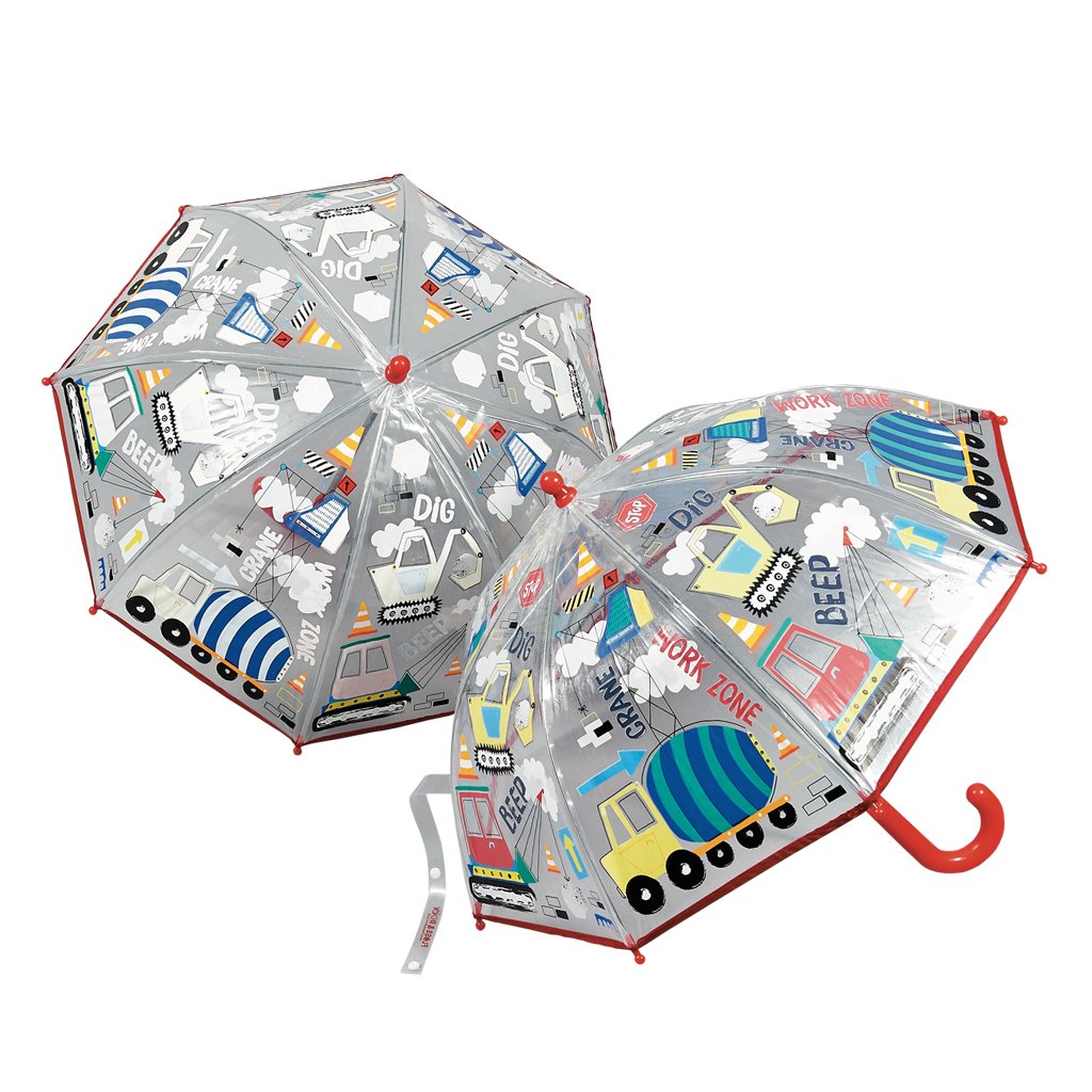 Transparent Colour Changing Umbrella - Construction by Floss & Rock