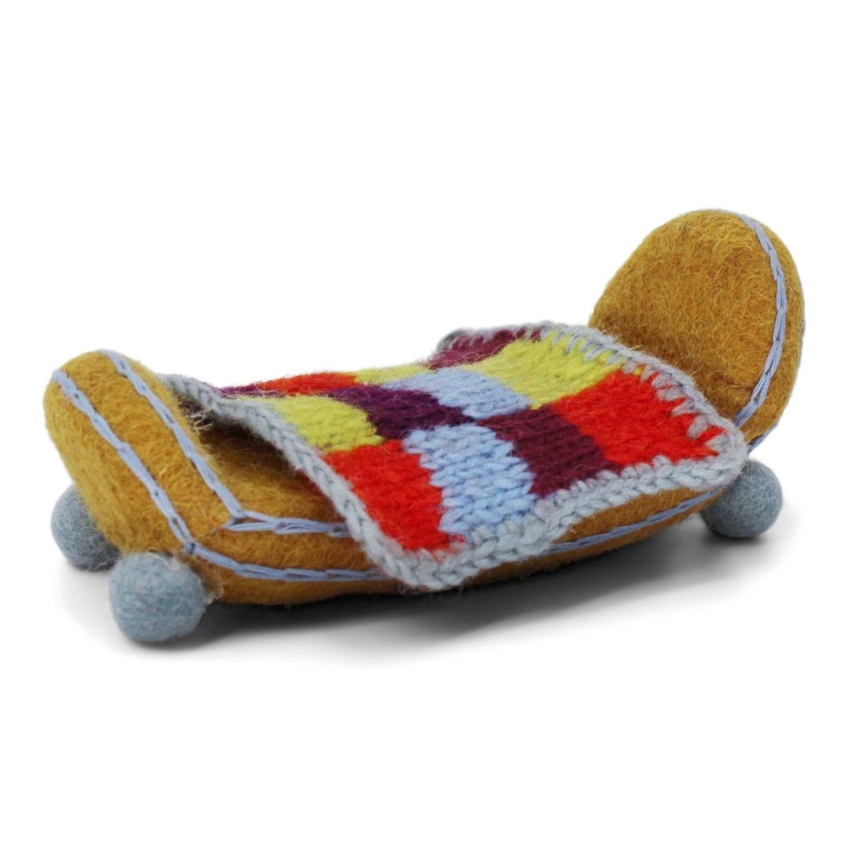 En Gry & Sif Felt Dollshouse Bed - I Want That Present