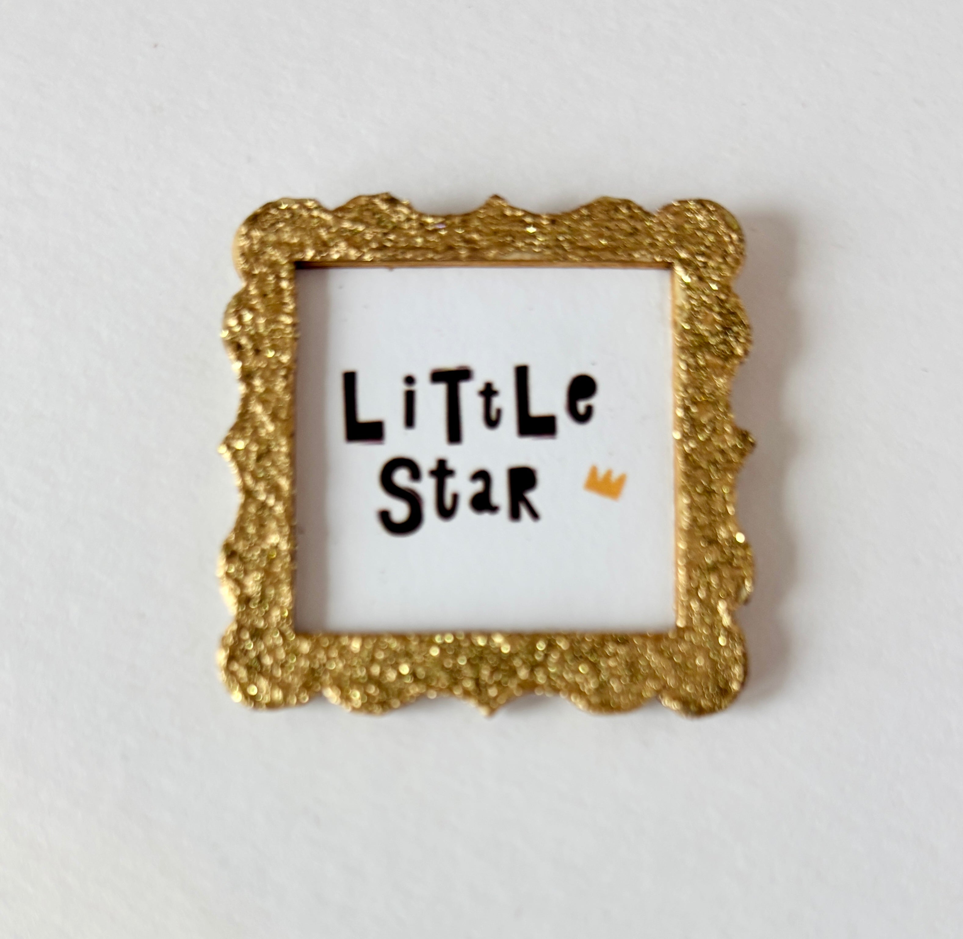 Miniature Gold Frame Little Star