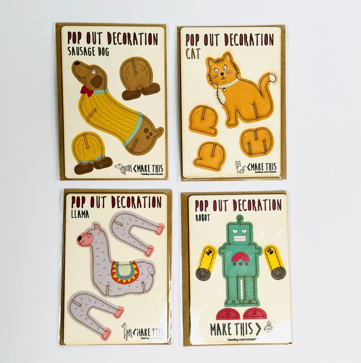 Pop Up Card Selection - 4 cards - I Want That Present