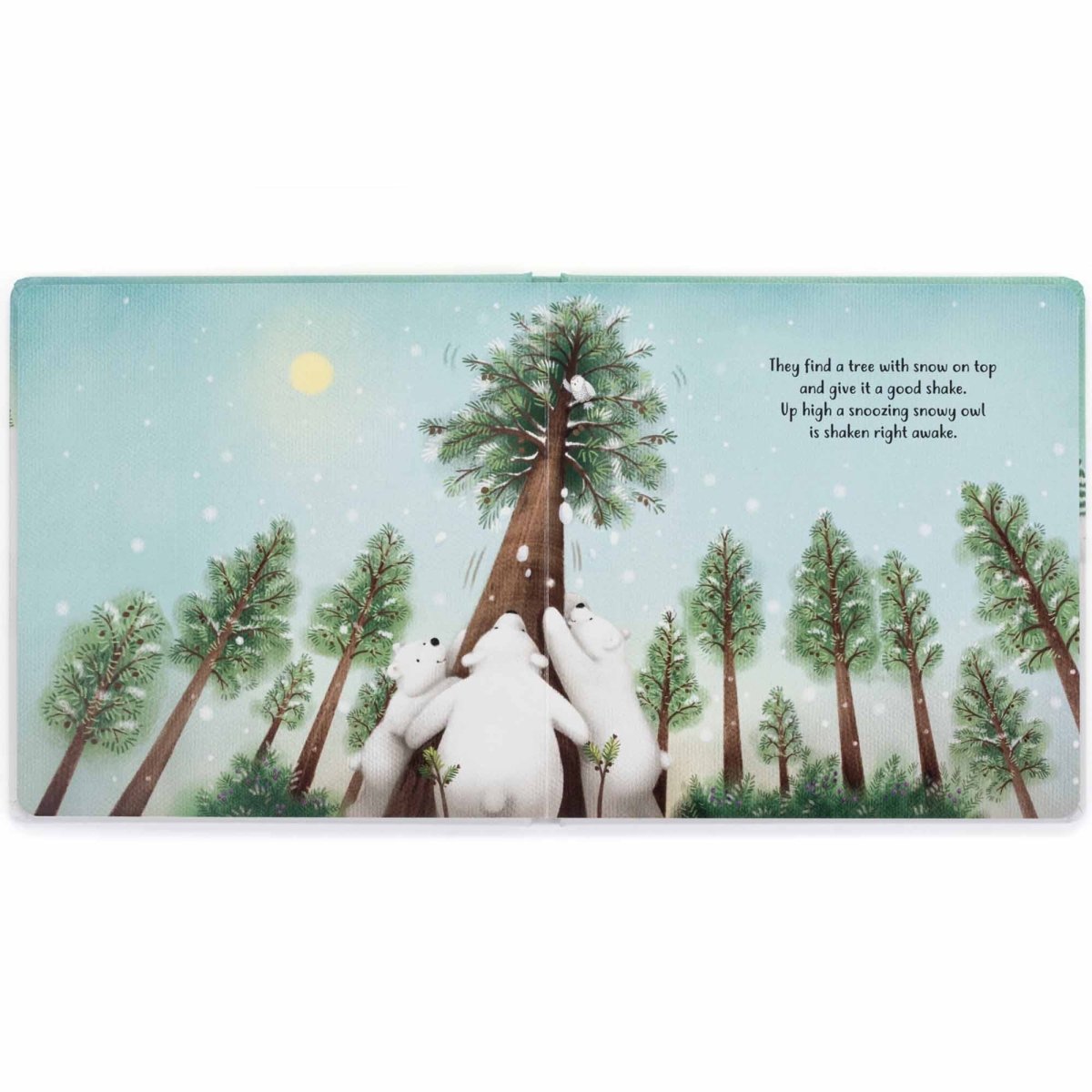 Jellycat The Playful Polar Bears Book - I Want That Present