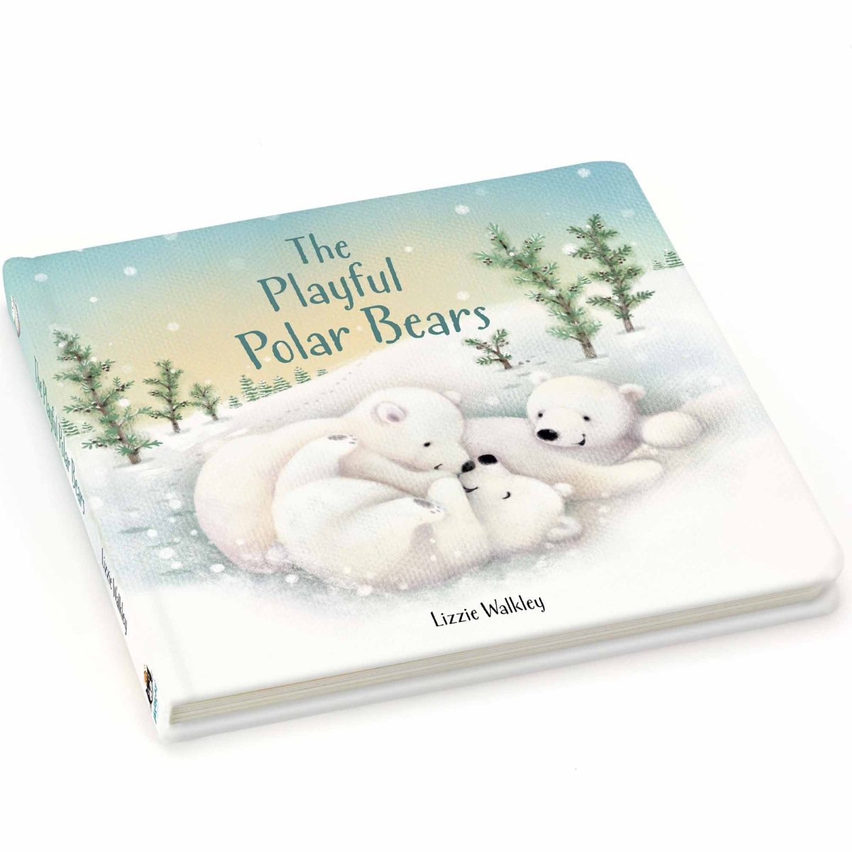 Jellycat The Playful Polar Bears Book - I Want That Present
