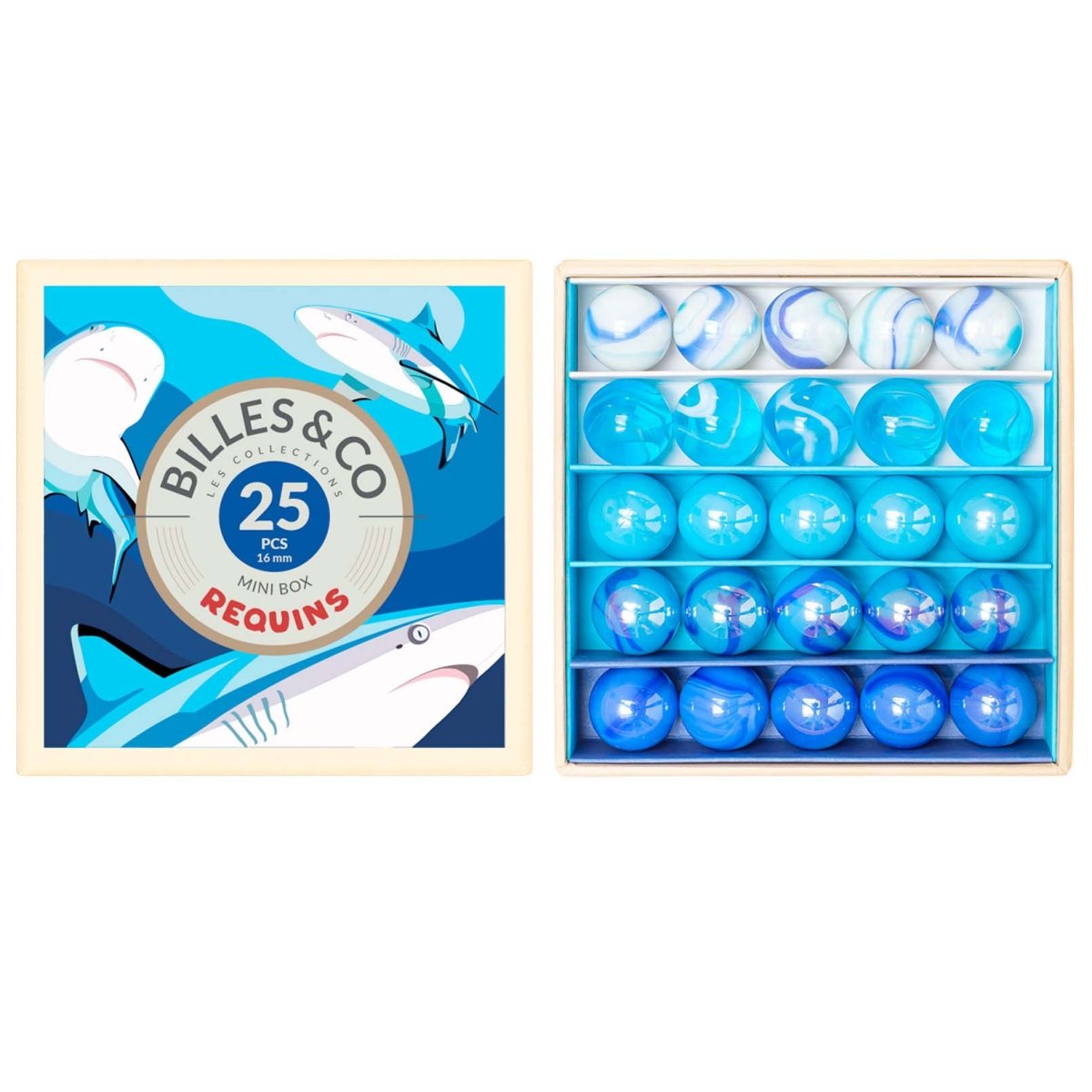 Shark Marbles Mini Box by Billes & Co - I Want That Present