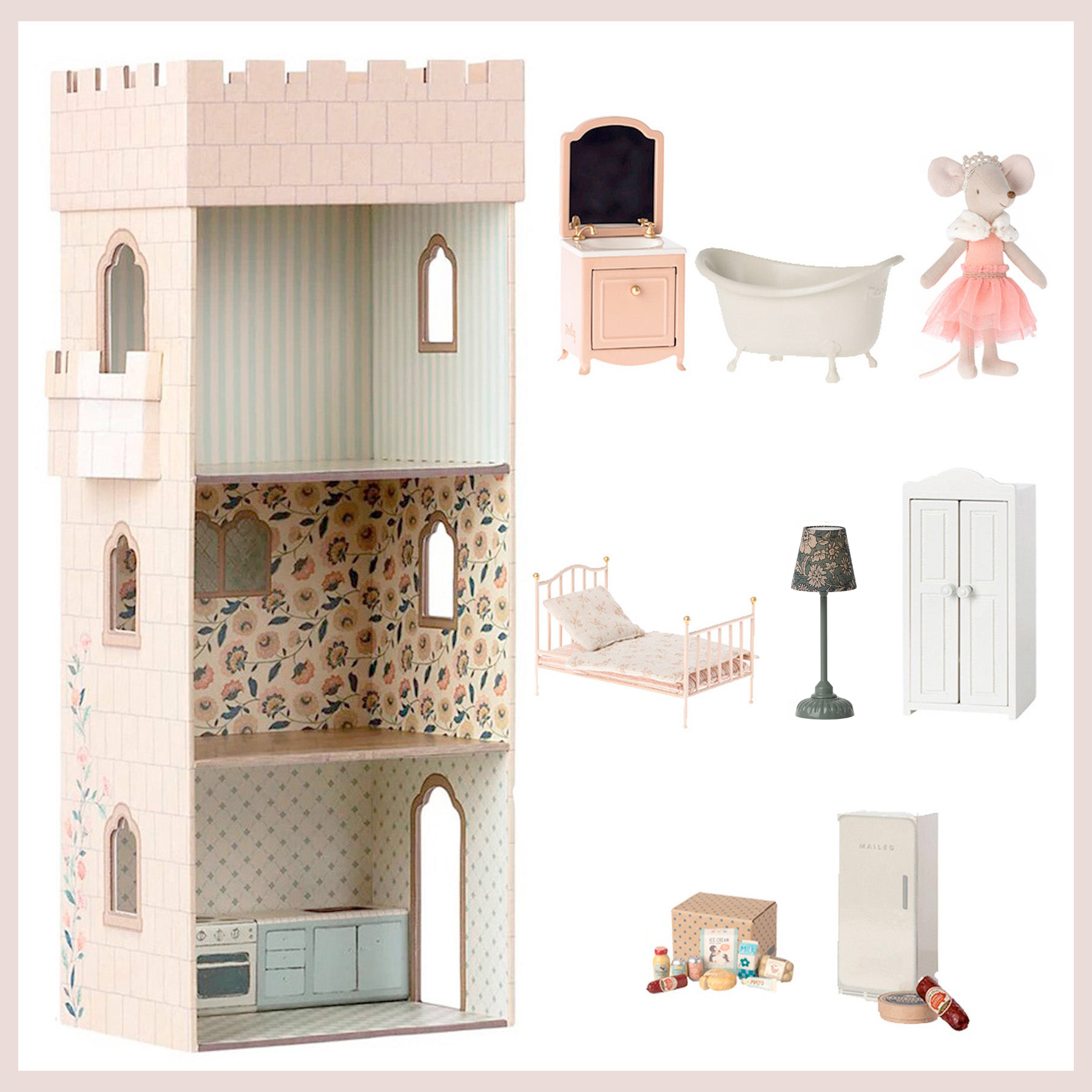 Maileg Castle, Furniture & Princess Mega Bundle