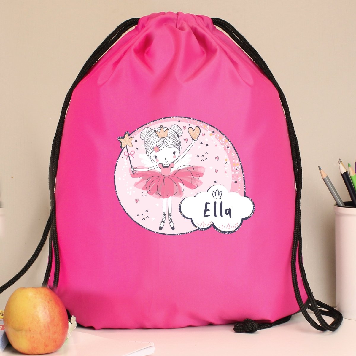 Personalised Princess Ballerina Pink Kit Bag - I Want That Present