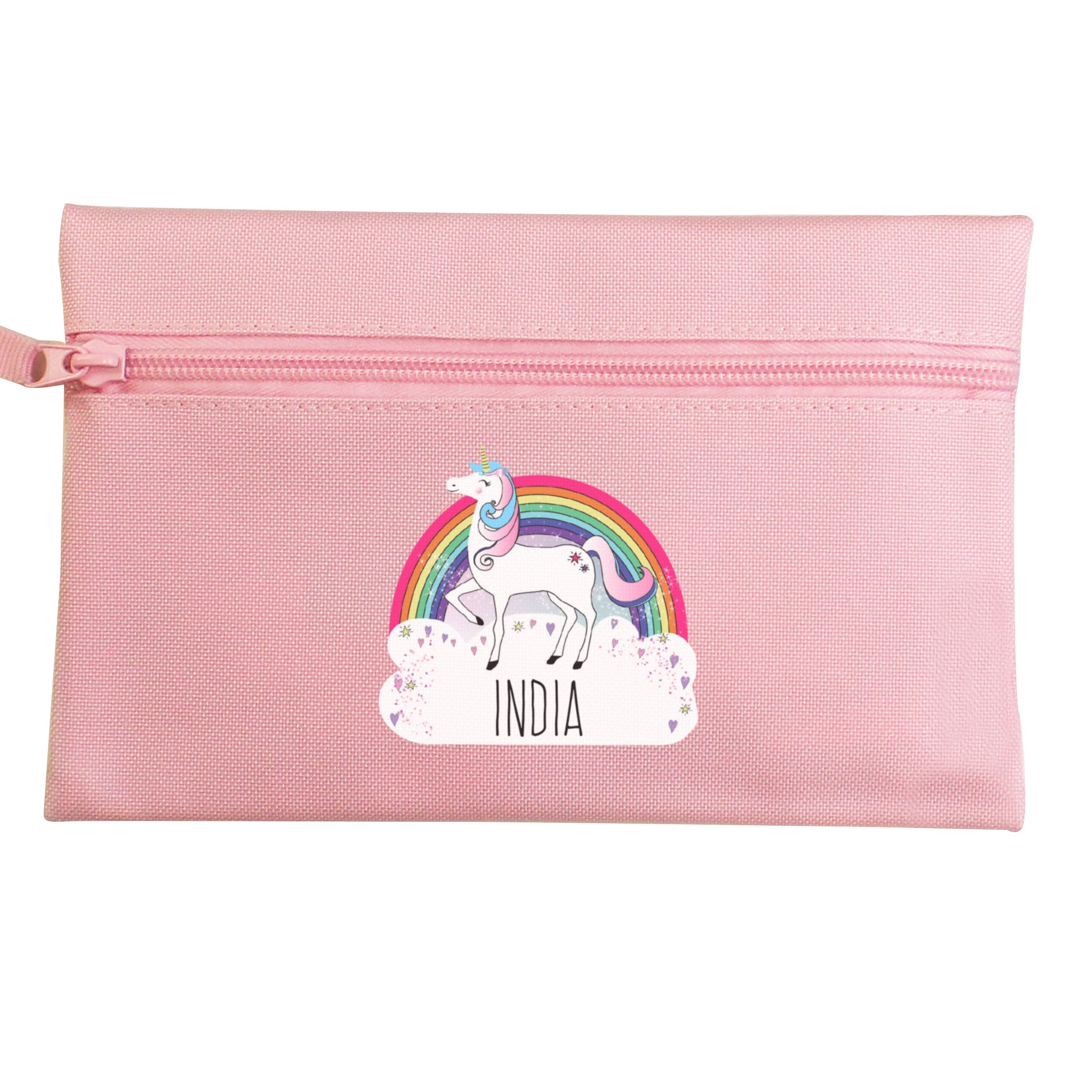 Personalised Unicorn Pink Pencil Case