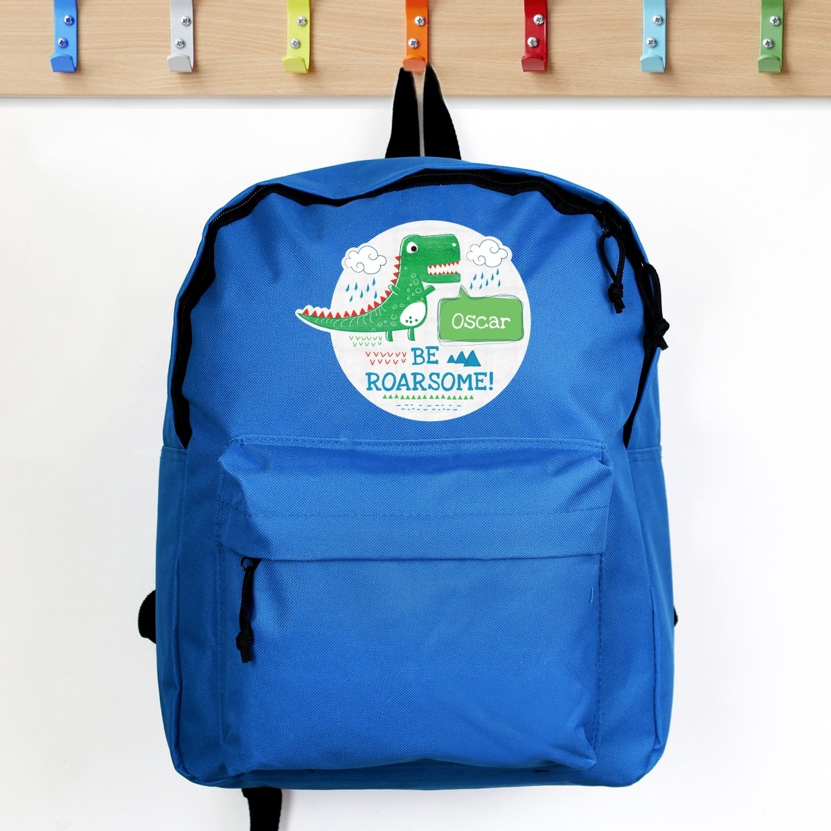 Personalised 'Be Roarsome' Dinosaur Backpack - I Want That Present