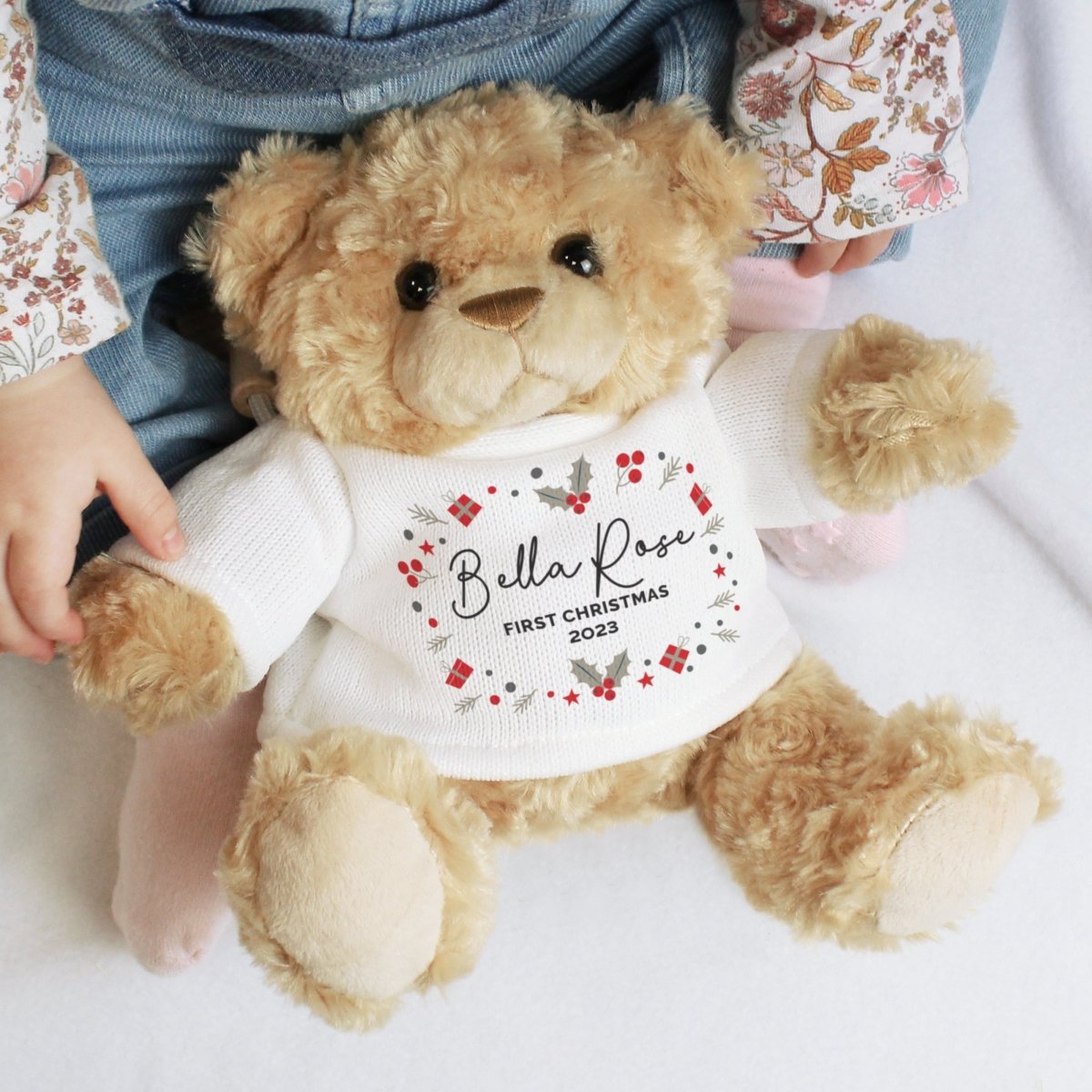 Personalised 'My Christmas' Teddy Bear - I Want That Present