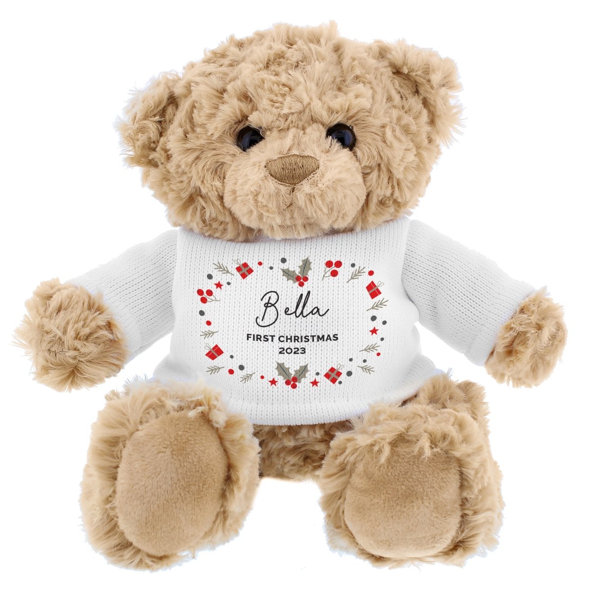 Personalised 'My Christmas' Teddy Bear - I Want That Present