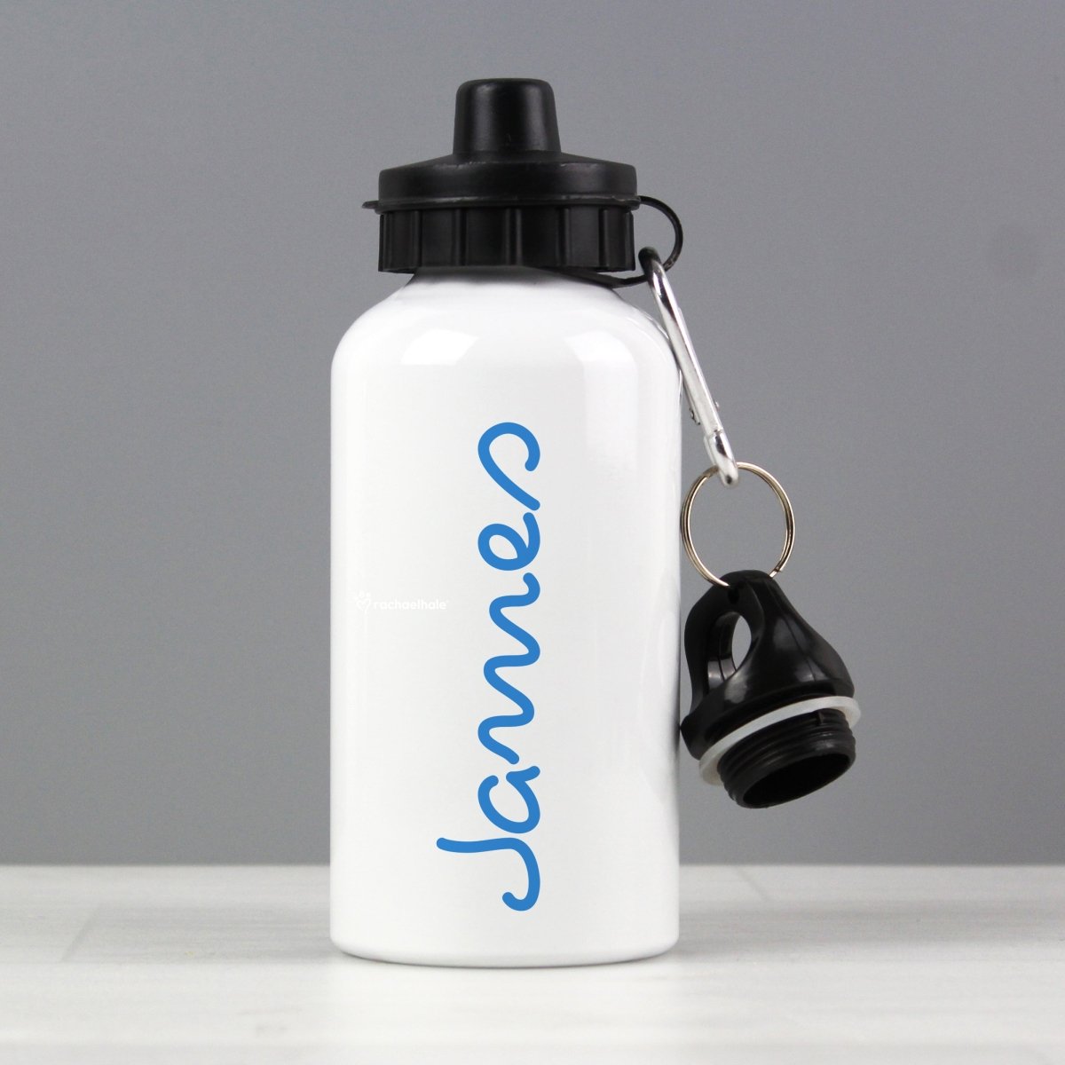 Personalised Blue Name Drinks Bottle - I Want That Present