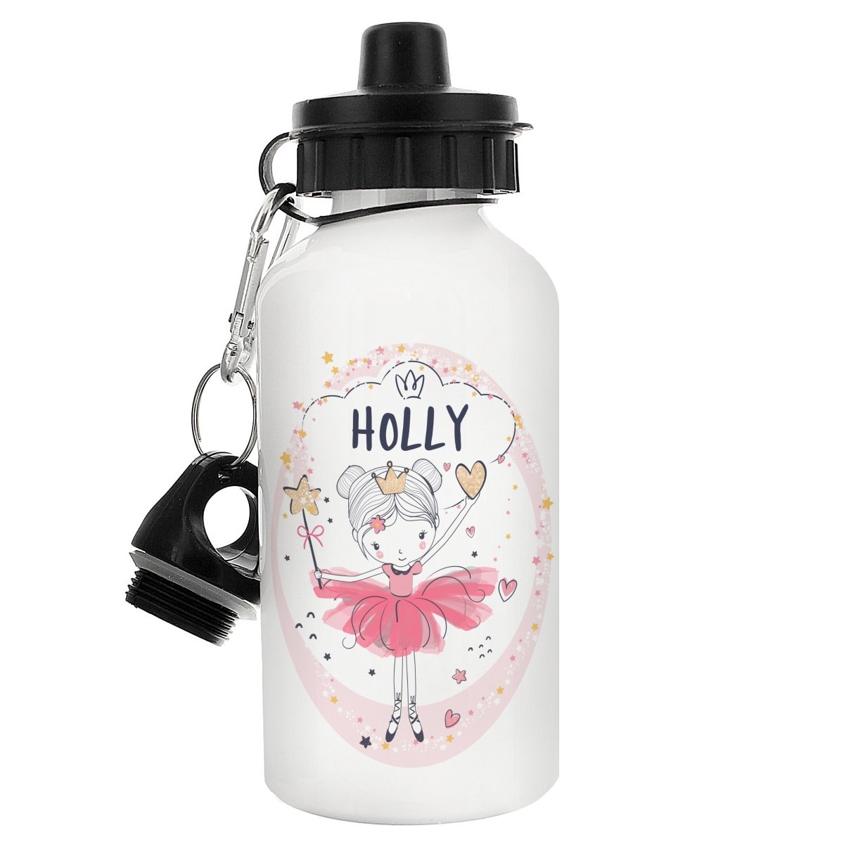 Personalised Princess Ballerina Drinks Bottle - I Want That Present