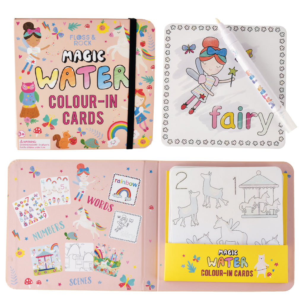 Magic Colour Changing Water Cards - Rainbow Fairy