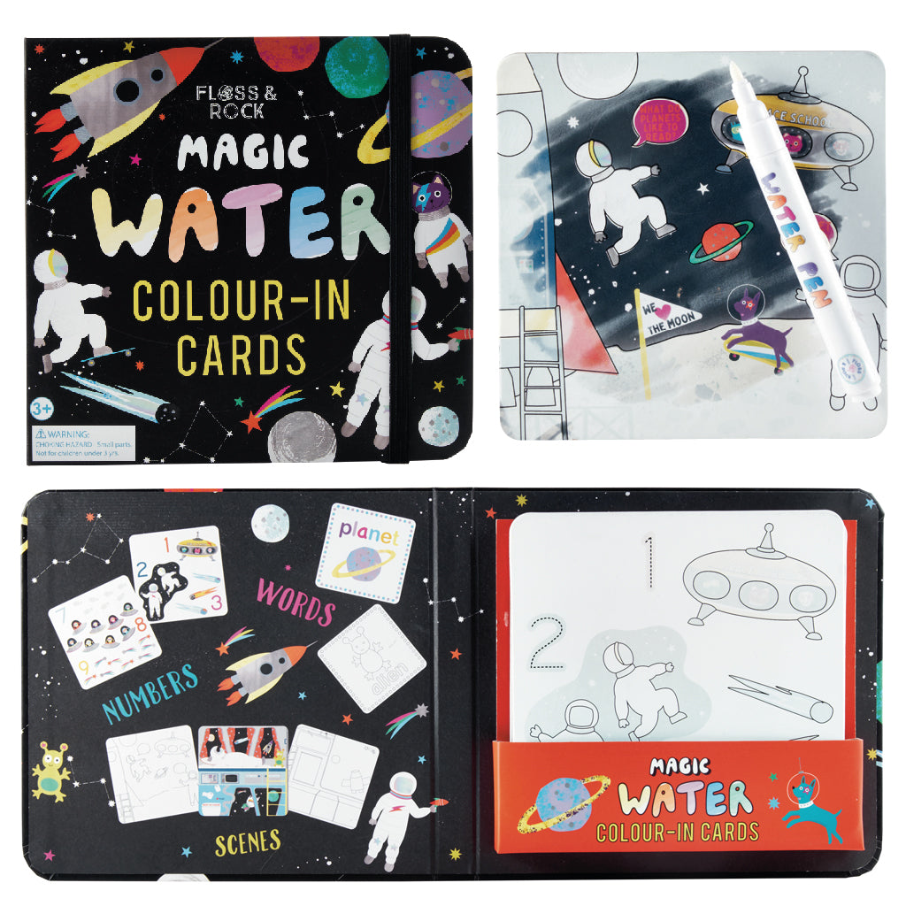 Magic Colour Changing Water Cards - Space