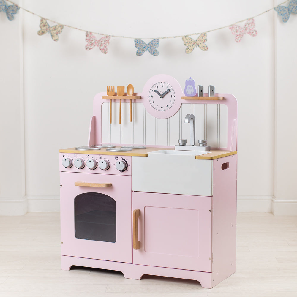 Tildo Country Play Kitchen - Pink