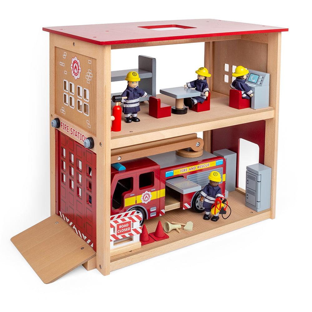 Tidlo Fire Station Toy Bundle