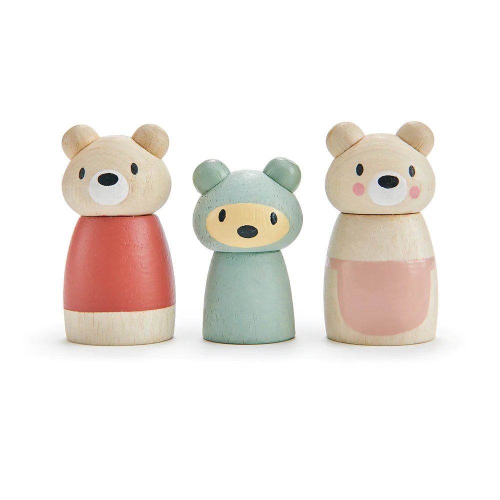 Tender Leaf Toys Bear Tales Wooden Bears - I Want That Present