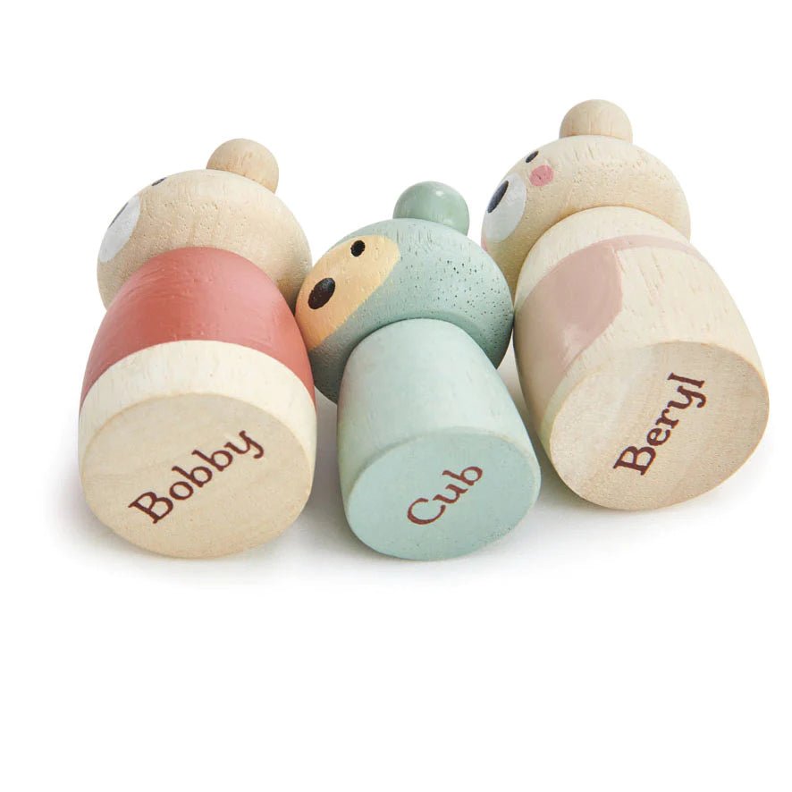 Tender Leaf Toys Bear Tales Wooden Bears - I Want That Present