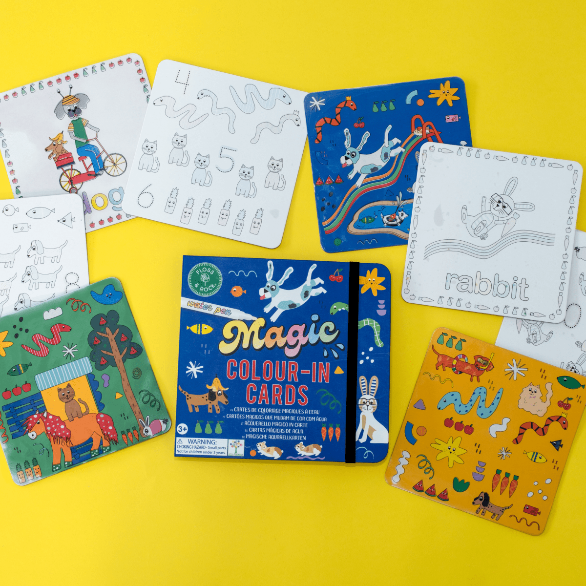 Magic Colour Changing Water Cards - Pets - I Want That Present