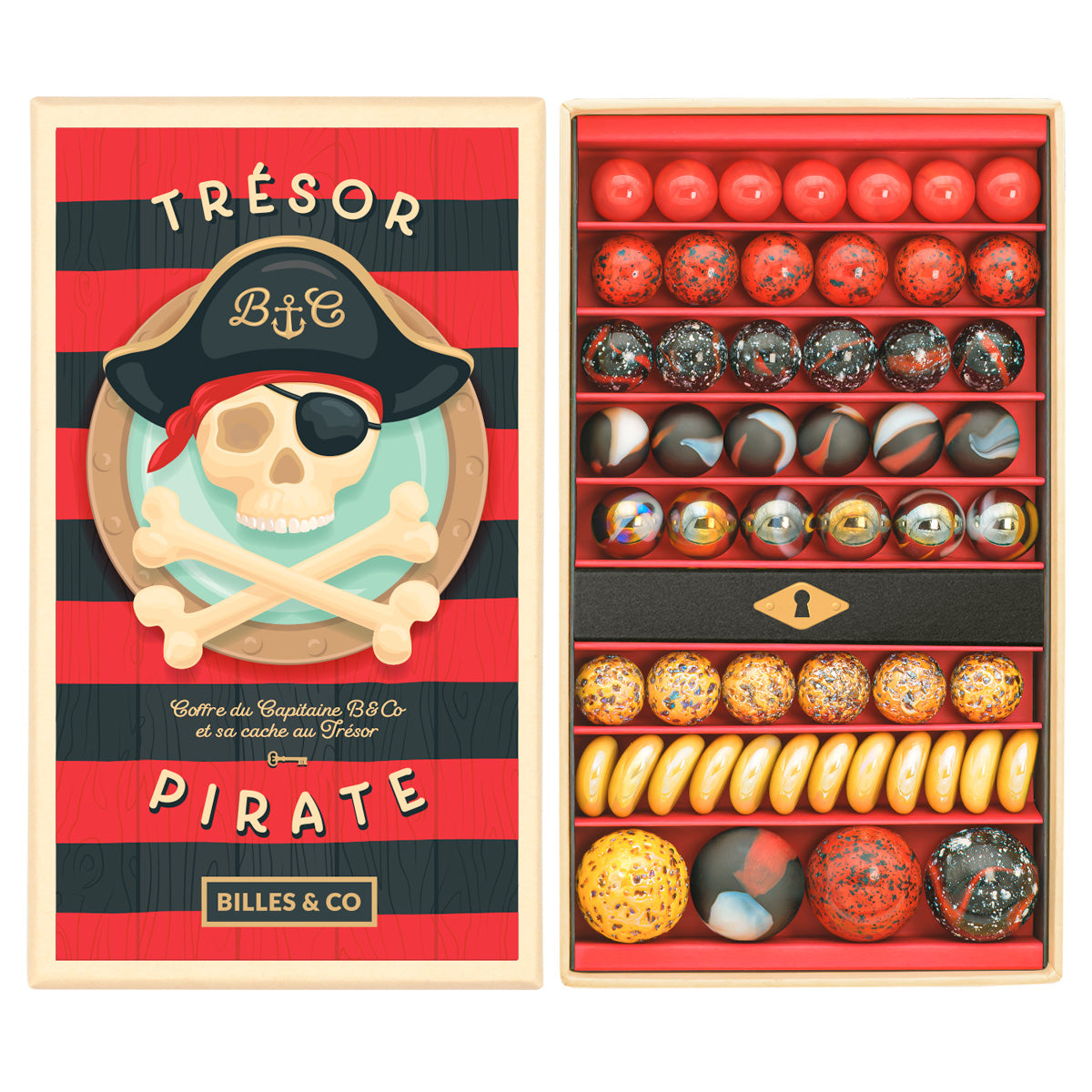 Pirates Treasure Marbles Box by Billies & Co