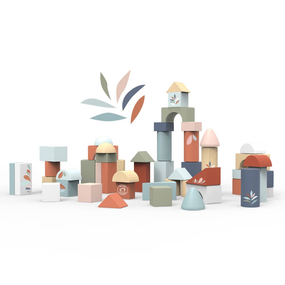 Building Blocks (50pcs) with Shape Sorter - I Want That Present