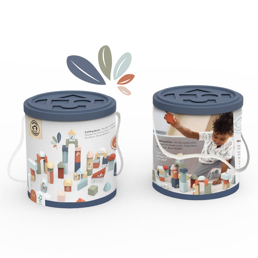 Building Blocks (50pcs) with Shape Sorter - I Want That Present